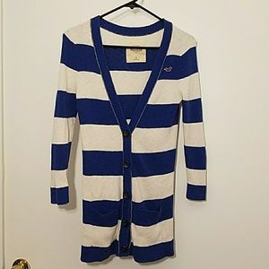 Hollister striped cardigan